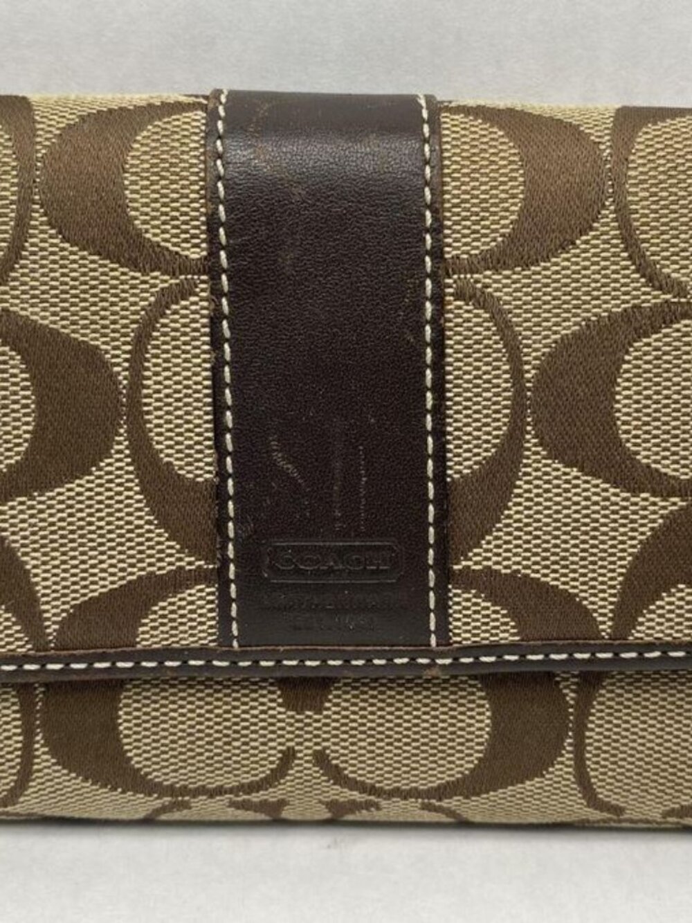 Coach tri fold wallet  COA included